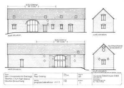 Barn conversions at Naunton Court, Naunton Beauchamp, Naunton Beauchamp